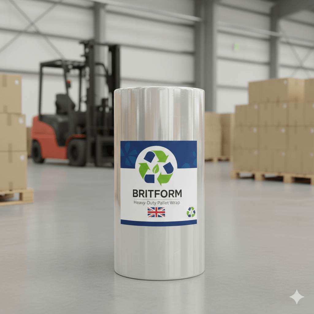 Black industrial stretch wrap